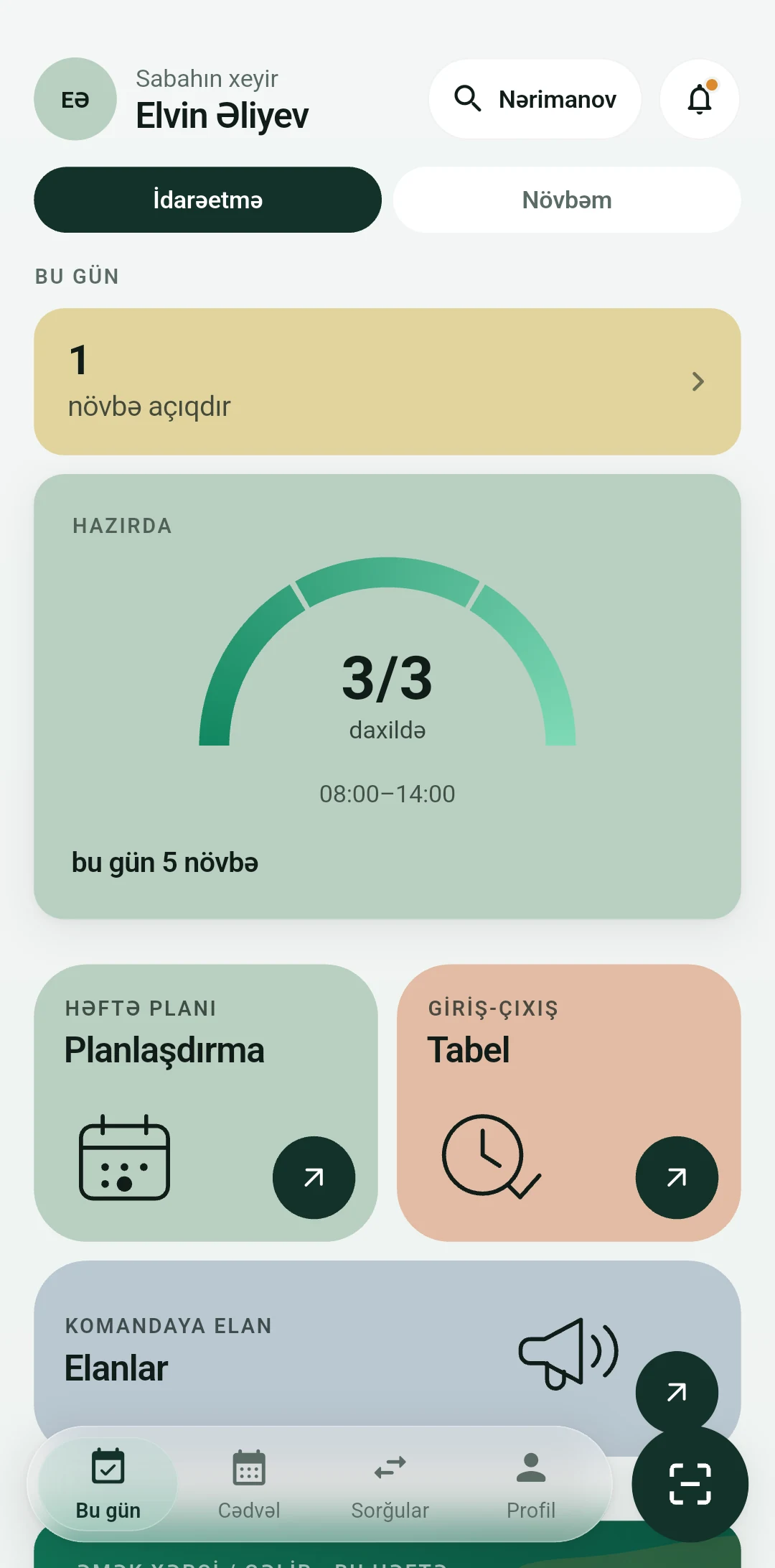 Kim işdədir, bir baxışda