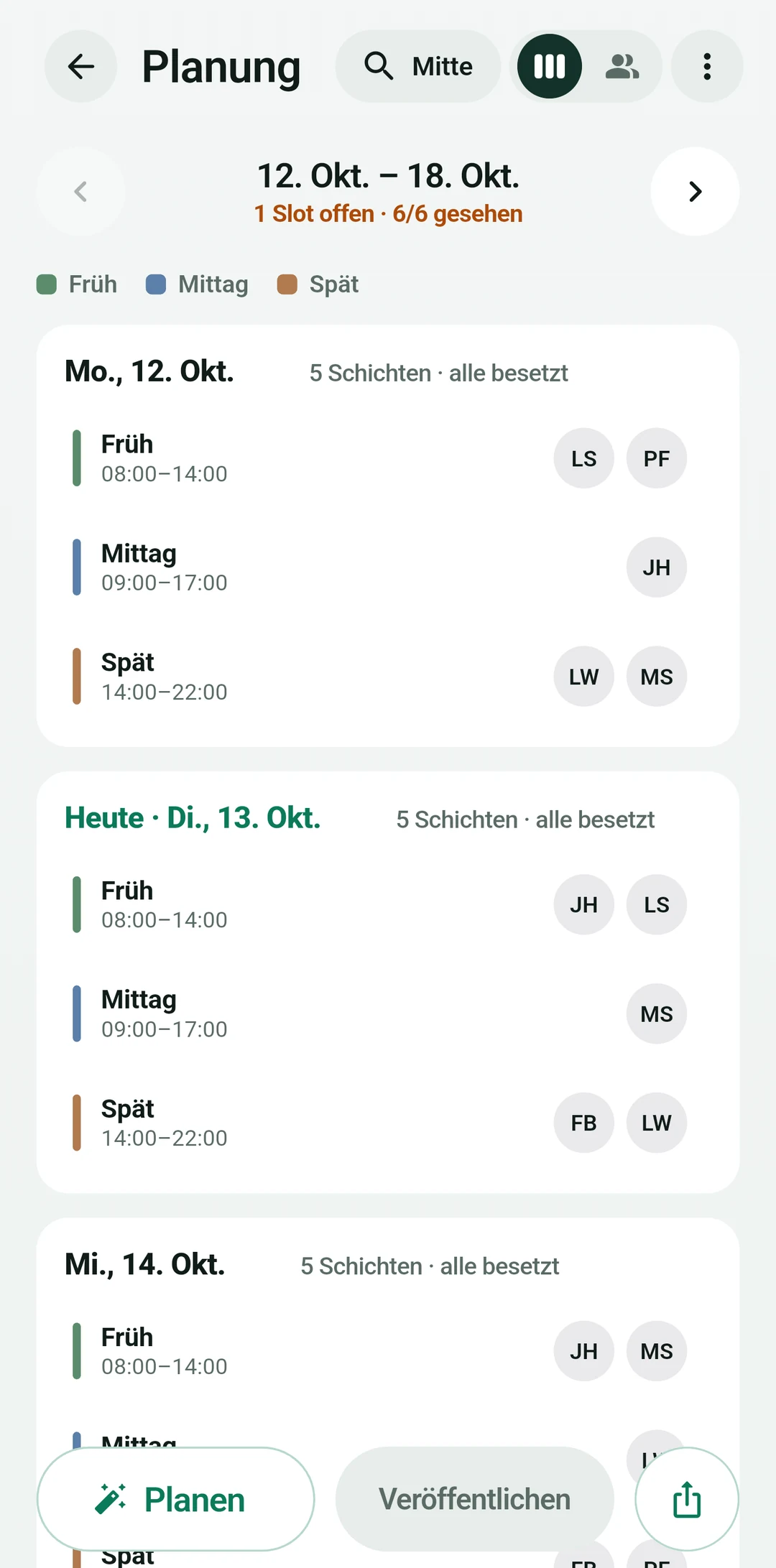 Beliebig viele Filialen, ein Bildschirm